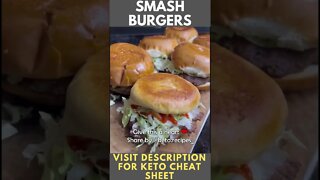 how to make smash burgers !! smash burgers #Shorts
