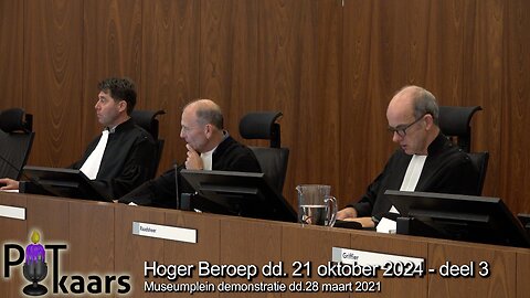 deel 3 Hoger Beroep Museumplein Demonstranten Amsterdam dd. 28 maart 2021 - 21 oktober 2024