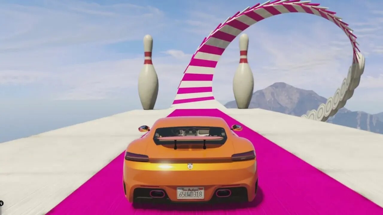 Cars doing the impossible. #gta