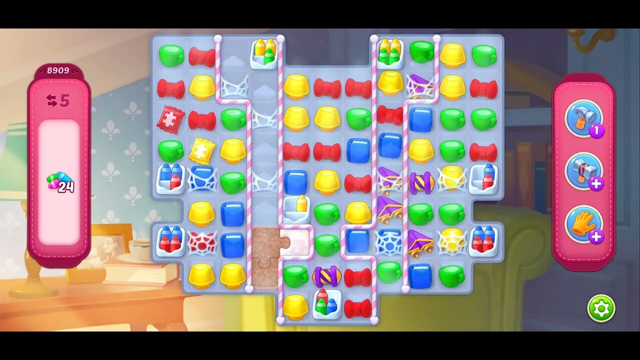 Playrix Homescapes Gameplay Walkthrough Level 8909