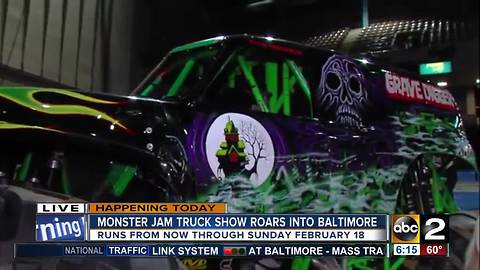 Monster Jam Truck Show roars into Baltimore