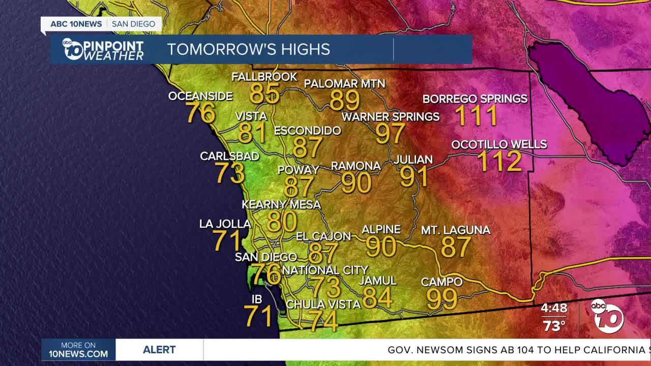 ABC 10News Pinpoint Weather with Meteorologist Leah Pezzetti