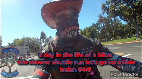 a day in the life of a biker the shower shuttle run let's go on a Ride Isaiah 64:8