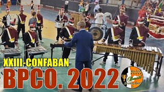 BPCO 2022 - BANDA DE PERCUSSÃO CLOTILDE DE OLIVEIRA 2022 NO XXIII CONFABAN 2022