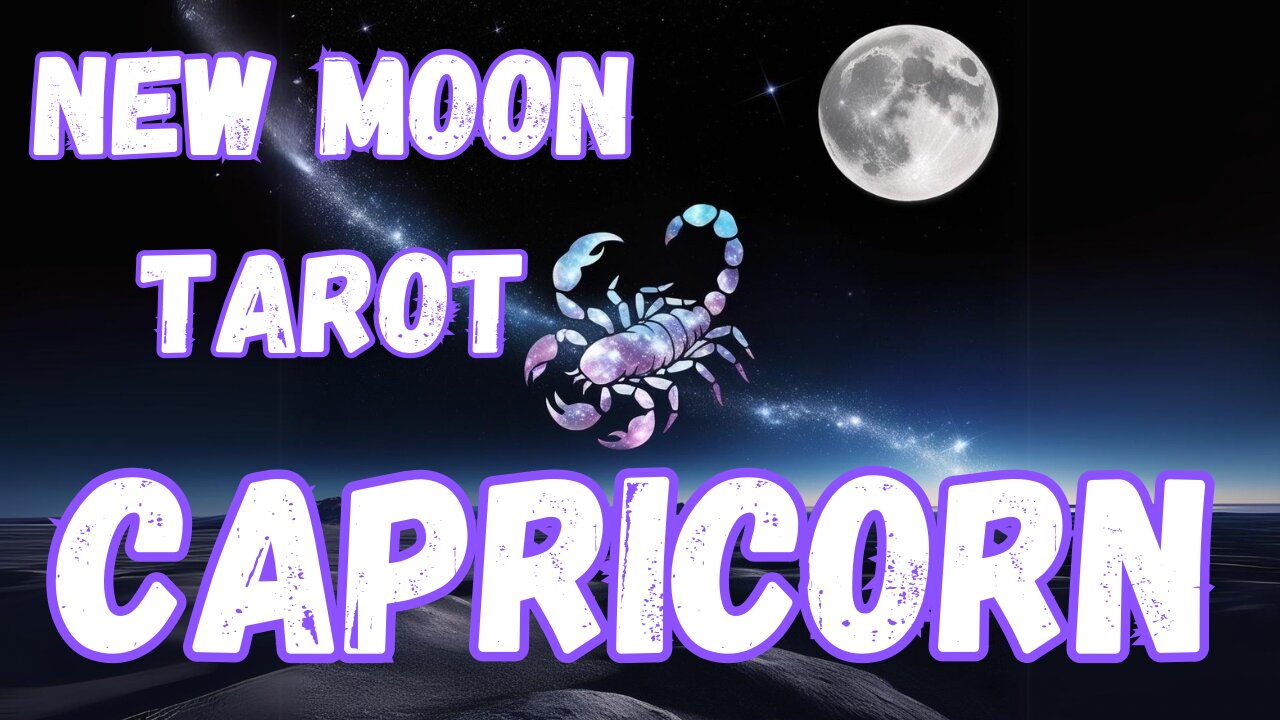 Capricorn ♑️- New Moon in Scorpio Tarot reading #capricorn #tarot #tarotary #newmooninscorpii