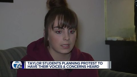 Taylor students organize strike to bring attention to bullying at the school