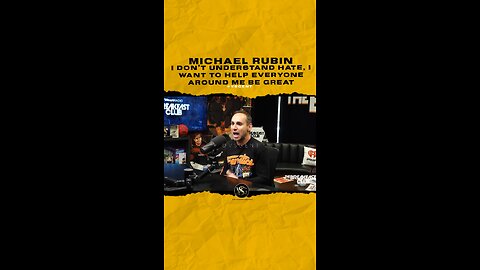 @michaelrubin I don’t understand hate, I want to help everyone around me be great