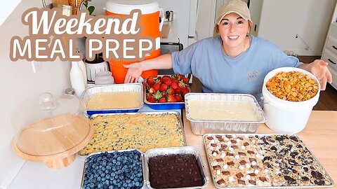 WEEKEND MEAL PREP BUDGET-FRIENDLY RECIPES WEEKLY MEAL PLAN WHATS FOR DINNER LARGE FAMILY MEALS