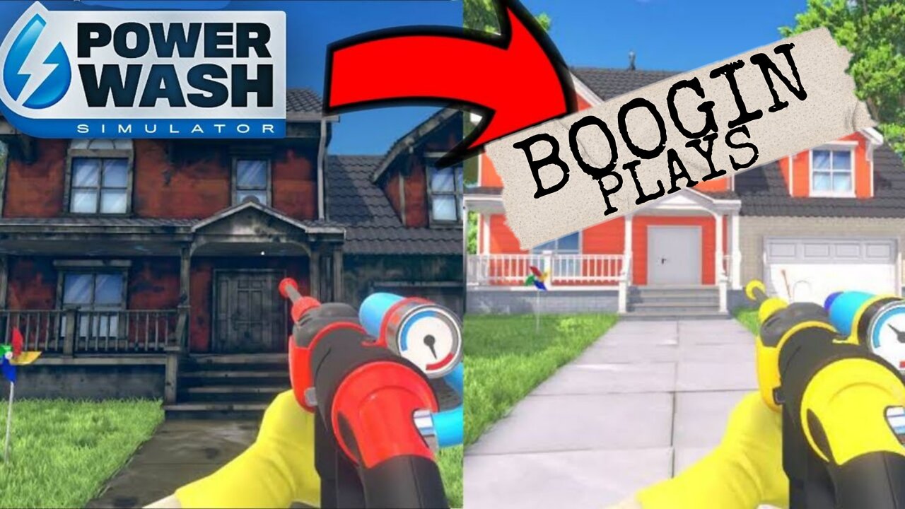idk what im doing... but playing power wash sim!