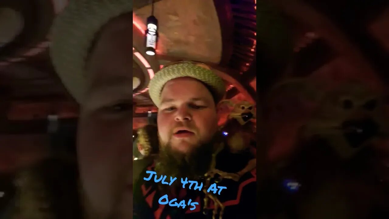July 4th On Batuu Where Else To Be But Oga's.