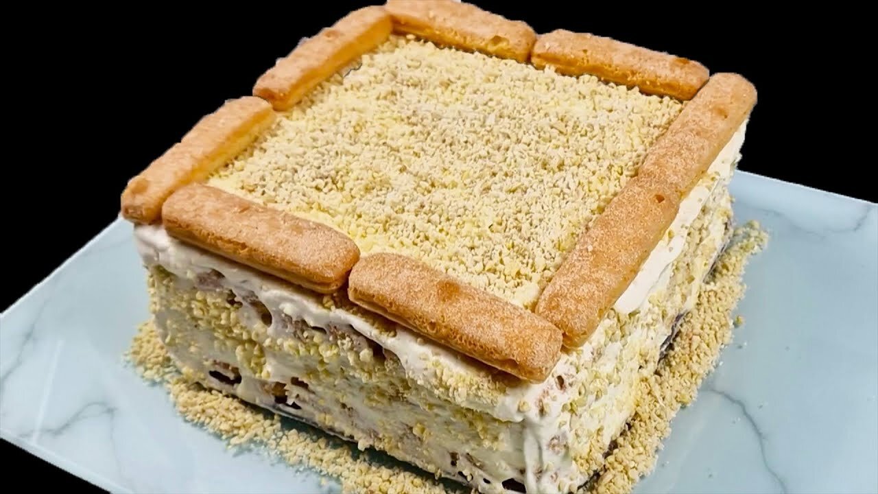 No oven! no gelatine! no corn starch! 7 ingredients dessert Recipe! Quick and Delicious!