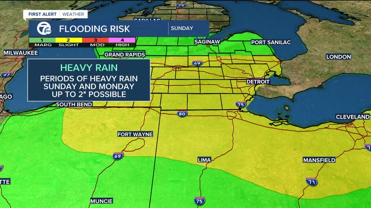 Dry Saturday, but not Sunday