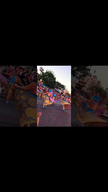 Coco dance troupe in Magic Happens #disneyland #magichappens #parade #mainstreetusa