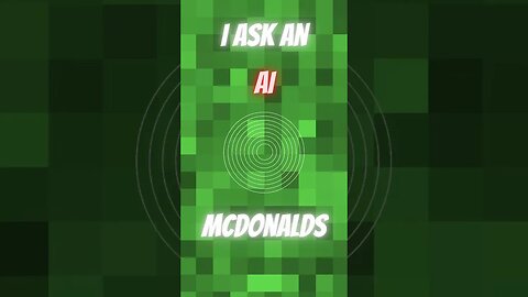 Minecraft AI : Mcdonalds ! #minecraft #minecraftai #minecraftshorts #minecraftvideo #shorts #short