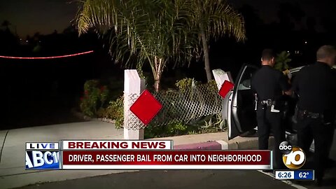 San Diego Police chase suspect through North Park