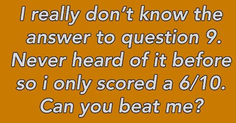 Do you know the answer to question 9? #11236