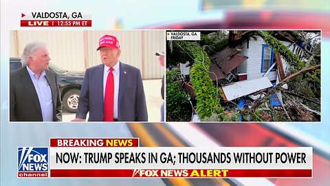 President Trump Visits Valdosta, Georgia to Deliver Relief to Victims of Hurricane Helene