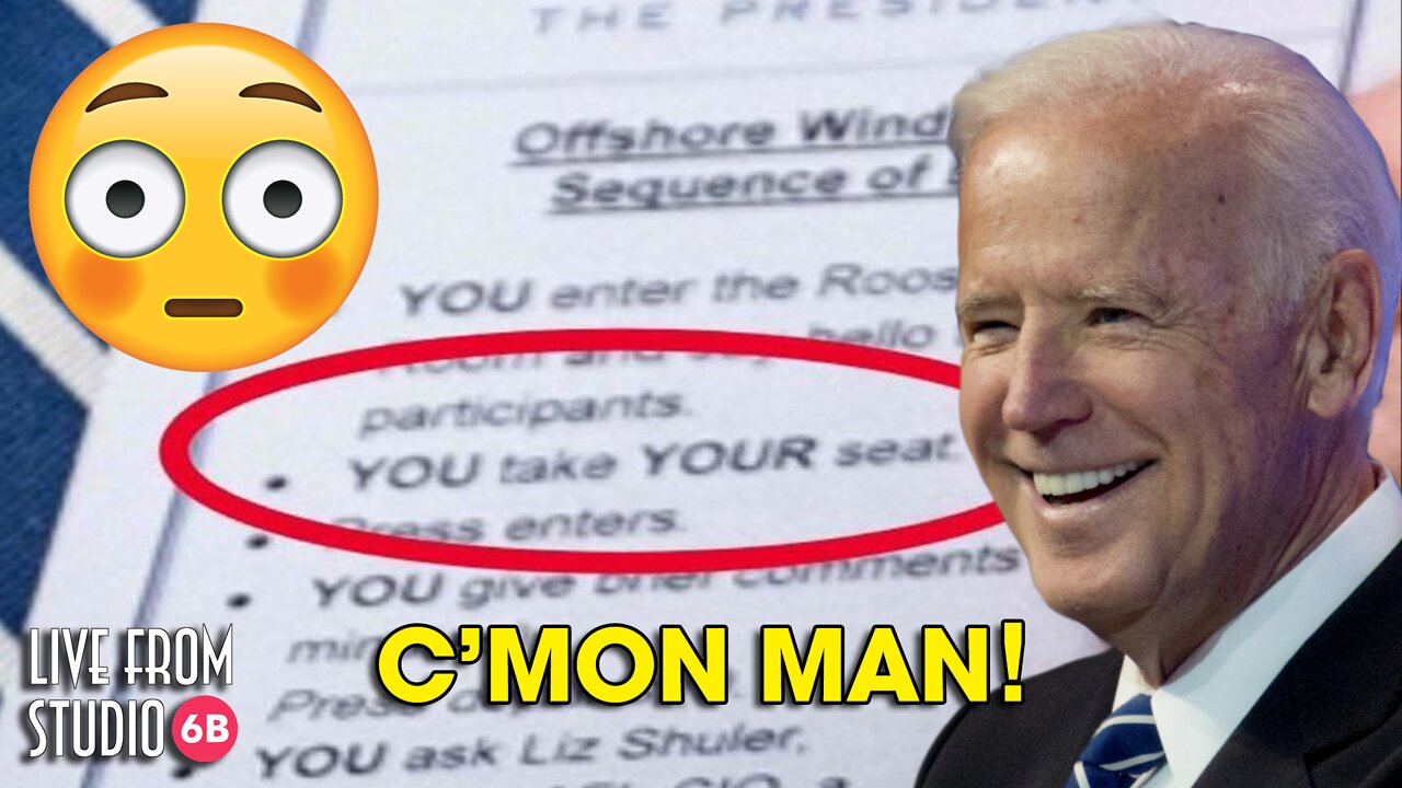 Joe Biden's Note Cards Are Embarrassing!