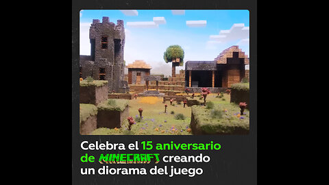 Recrea un paisaje de Minecraft por el aniversario del juego