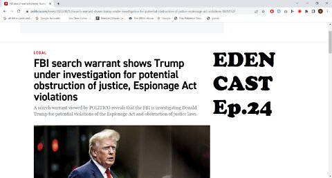 Eden Cast Ep.24 Trump "Spies like Us"