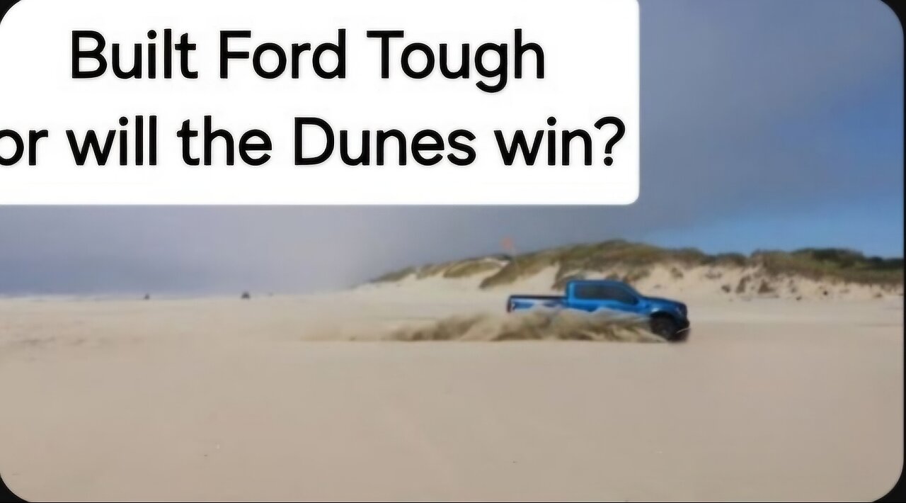 Ford Raptor Dances with the Desert's Dunes