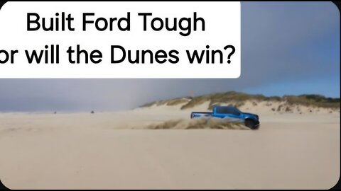 Ford Raptor Dances with the Desert's Dunes
