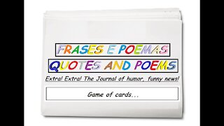 Funny news: Game of cards... [Quotes and Poems]