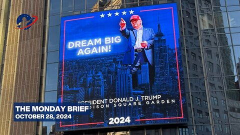 The Monday Brief - Trump's Madison Square Garden, the Torch Is Passed - October 28, 2024