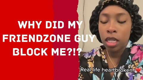My friendzone guy ghosted me. ...RUDE