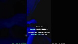 Tristan Tate’s Best Friend Reached His Breaking Point With Him #Shorts