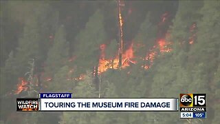 ABC15 tours the damage left behind from the Museum Fire