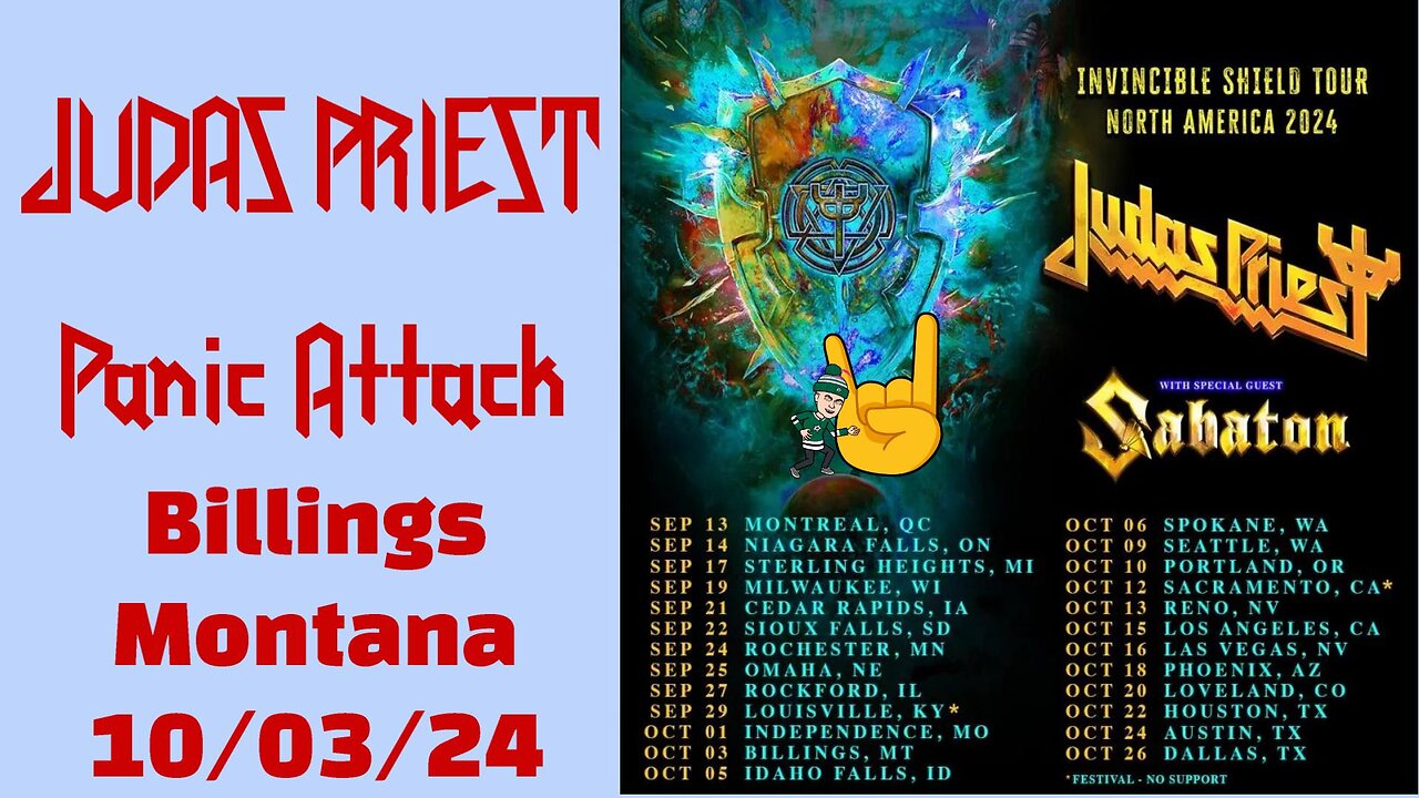 Judas Priest - Panic Attack - Billings, Montana 10/03/24