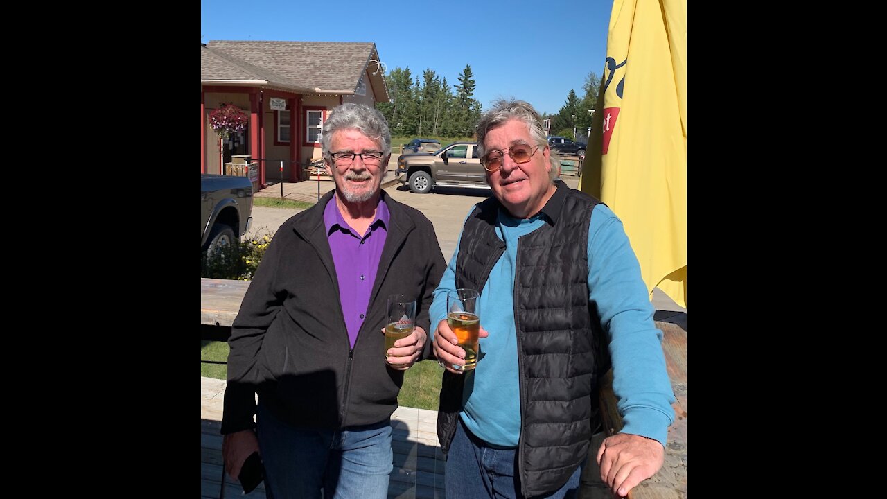 Miles and Bill at the Village August 2020