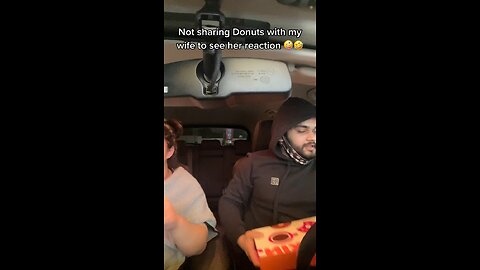 Not sharing donuts with my wife