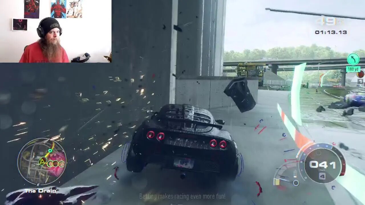 Burning rubber and going fast!