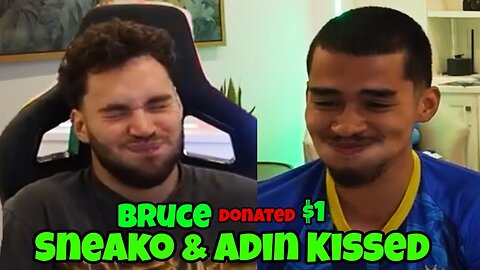 Adin Ross & Sneako Try To Not Laugh - Via TTS Donation