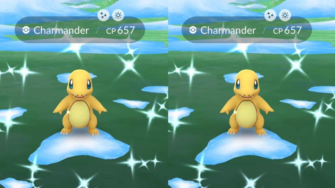 Encountering Shiny Charmander