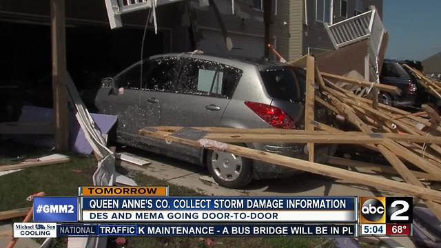 Queen Anne's County to collect storm damage information following tornado