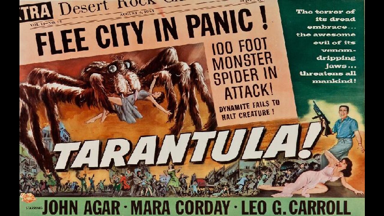 TARANTULA 1955 The Biggest Terror the World Has Ever Known TRAILER & FULL MOVIE in HD