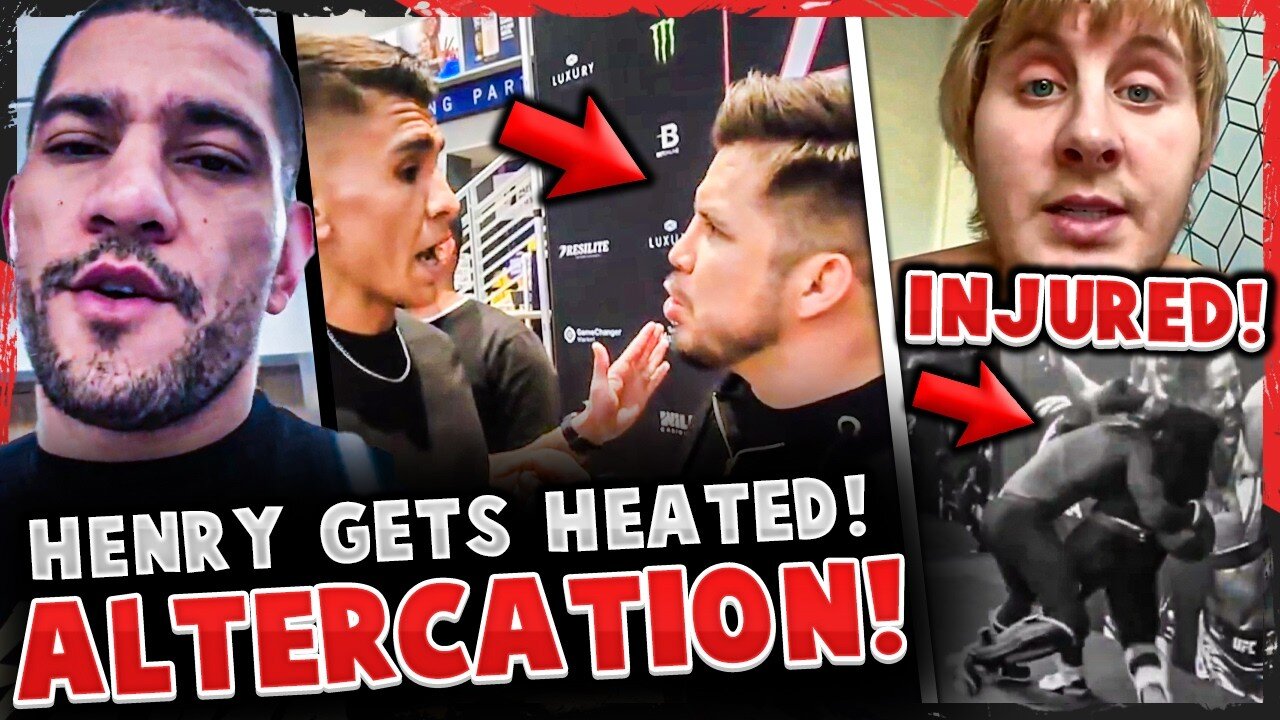 Henry Cejudo HEATED ALTERCATION! *FOOTAGE* Paddy Pimblett INJURY FOOTAGE! Alex Pereira