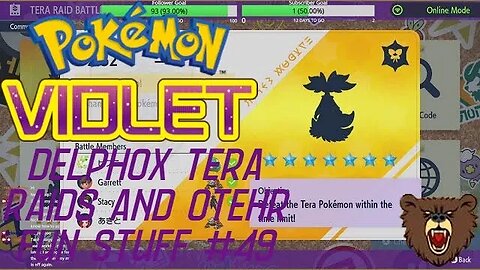 Delphox the Unrivaled Tera Raids/ Mic Issues: Pokemon Violet Fun Stuff #49