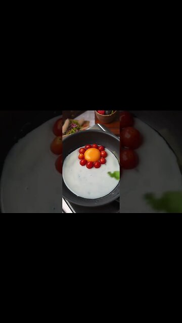 creativity in making a fried egg.