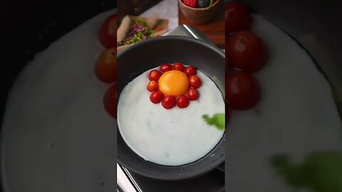 creativity in making a fried egg.