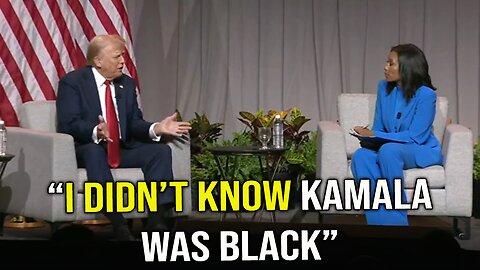 Trump OBLITERATES "journalist" as he slams Kamala's DISRESPECTFUL race-baiting tactics