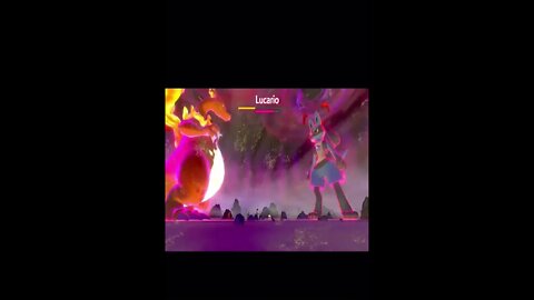 Pokémon Sword - Dynamax Lucario Used Earthquake!