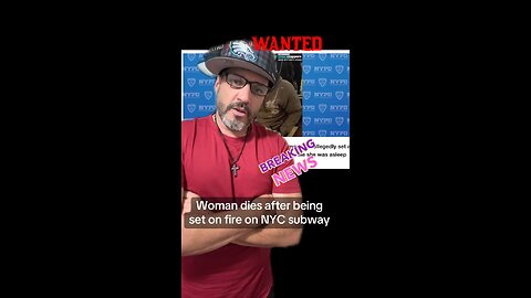 Woman set on fire I subway.