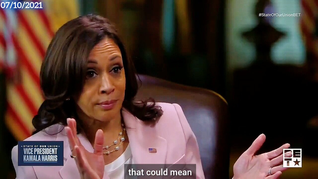 2021 VP Kamala Harris' ignorant, racist remarks regarding Voter ID