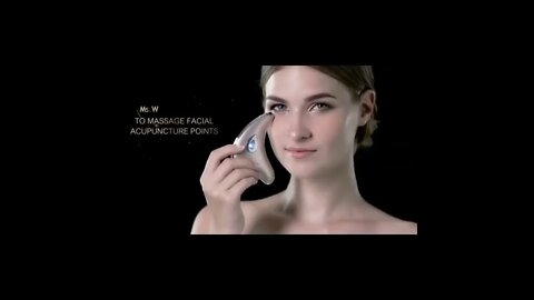Beauty gadgets vibrating massager | Guasha tool with heat red light and vibration
