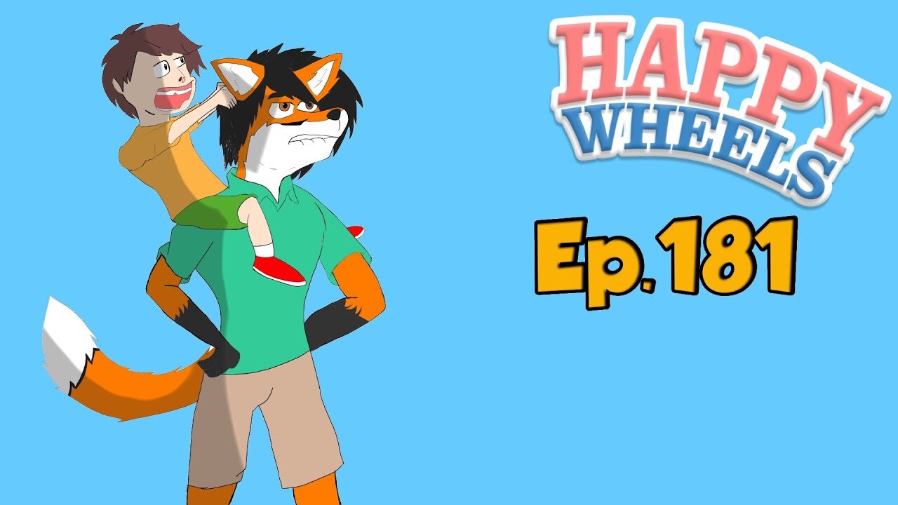 Happy Wheels[Ep.181]A ordinary spikefall(quit) w/Tailsly&facecam