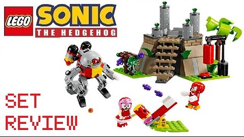 Lego Sonic the Hedgehog Knuckles and the Master Emerald Set Review